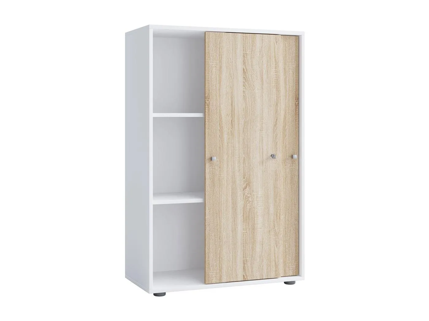 LonaXLST Büroschrank 2 Türen weiß.