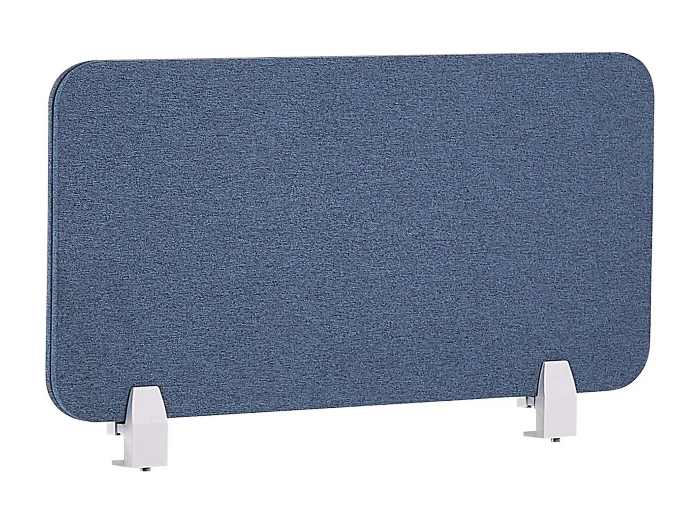 Schreibtisch Trennwand Akustik Polster blau 80 x 40 cm Schallschutz Wally