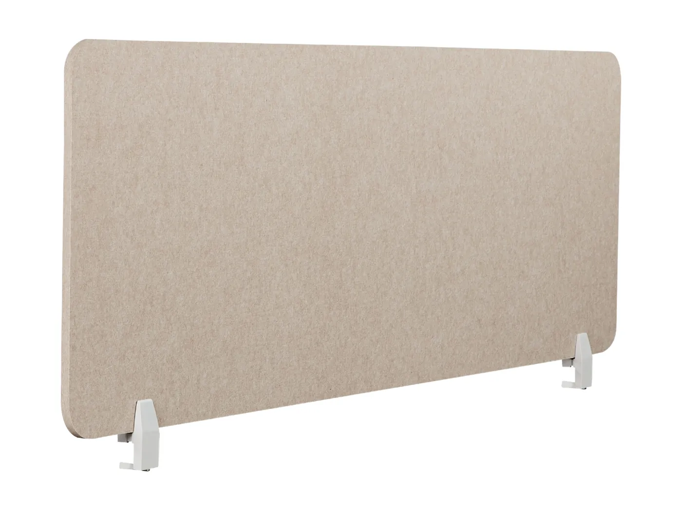 Schreibtisch Trennwand Akustik Polster beige 160 x 50 cm Schallschutz Split