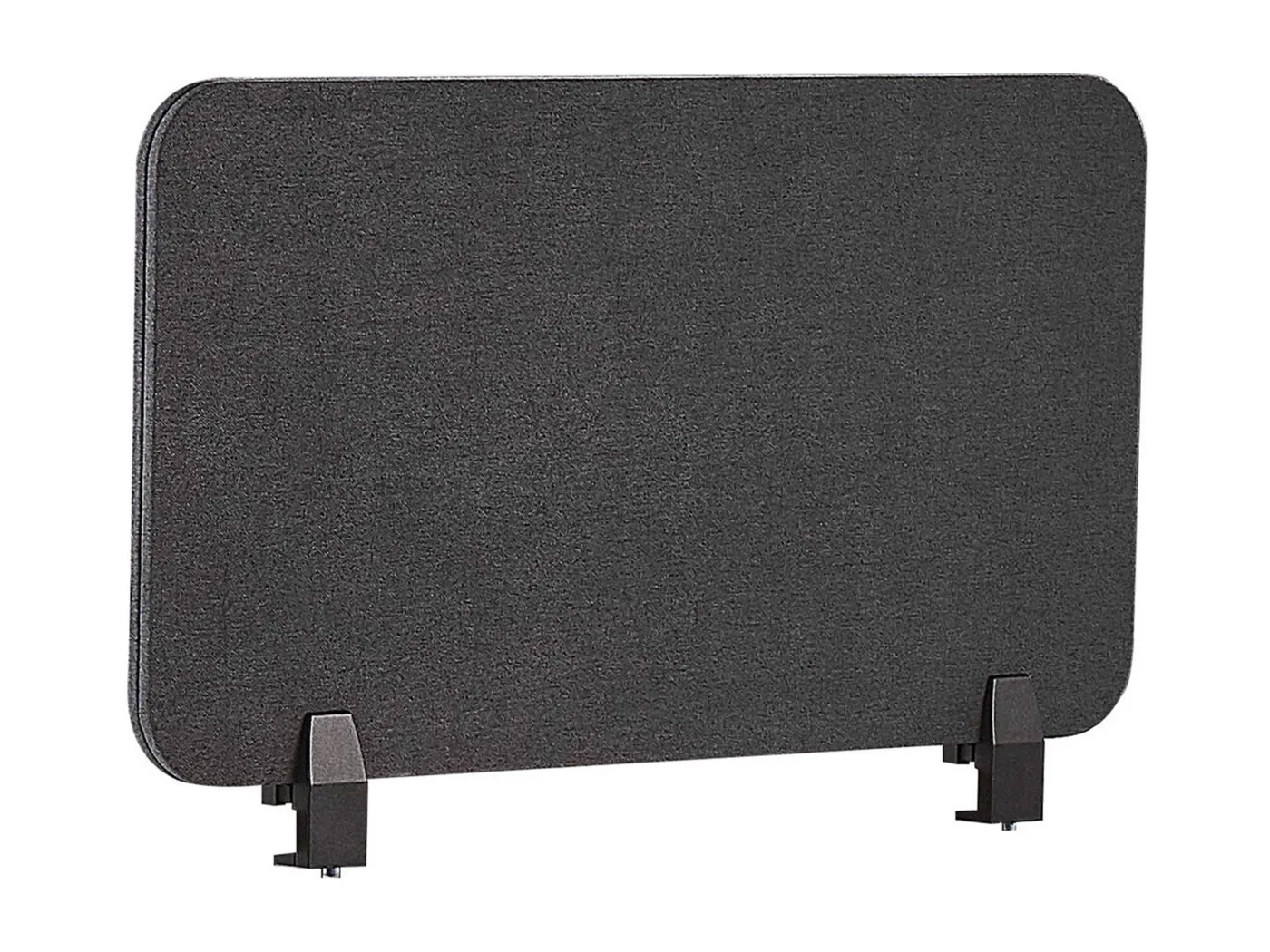 Schreibtisch Trennwand Akustik Polster dunkelgrau 72 x 40 cm Schallschutz Wally