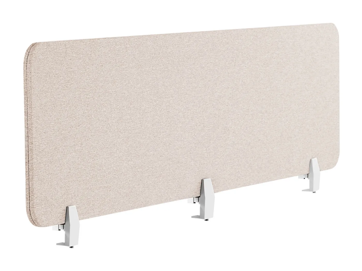 Schreibtischtrennwand beige 180 x 40 cm WALLY