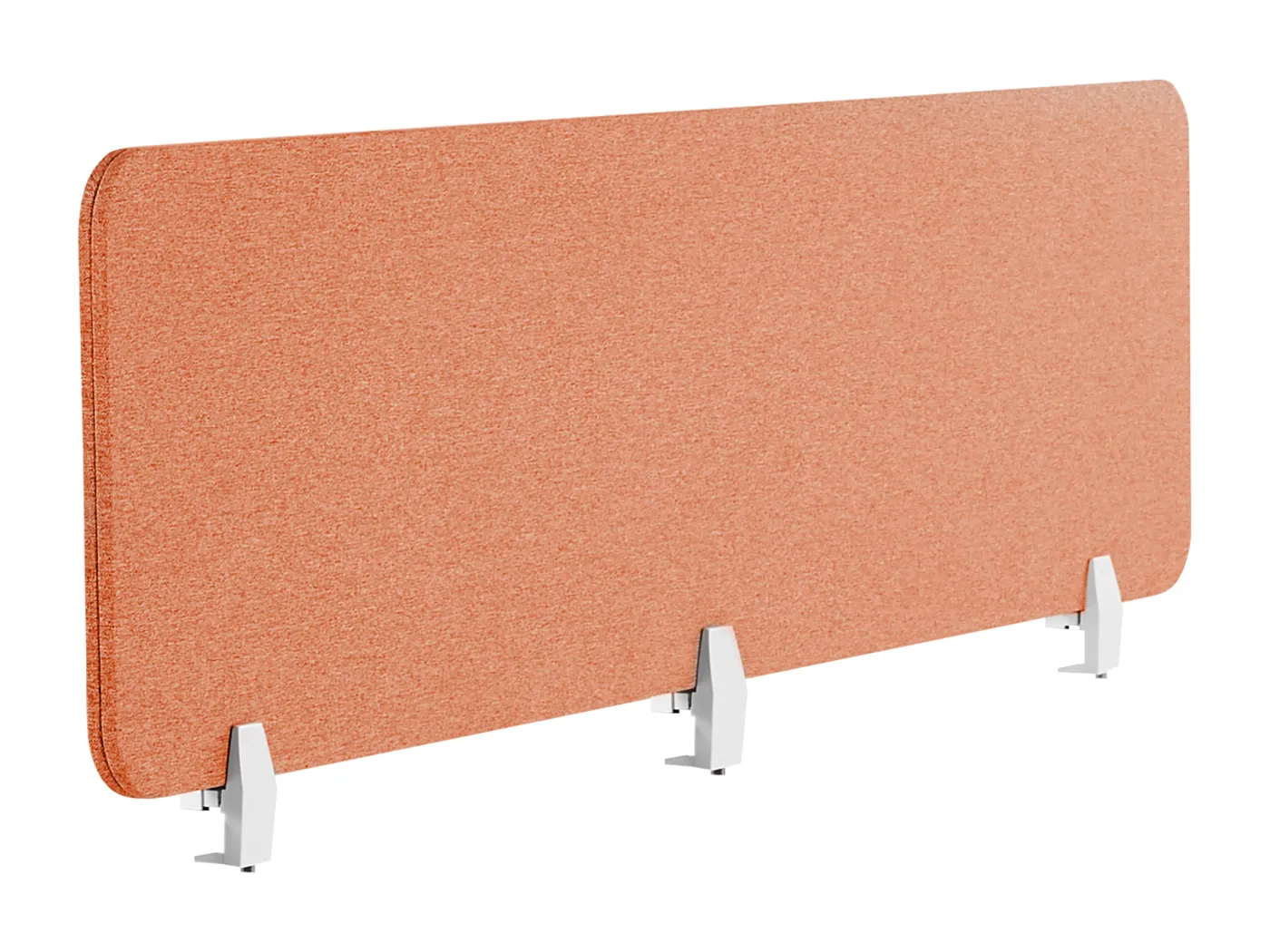 Schreibtisch Trennwand Akustik Polster rot 180 x 40 cm Schallschutz Wally