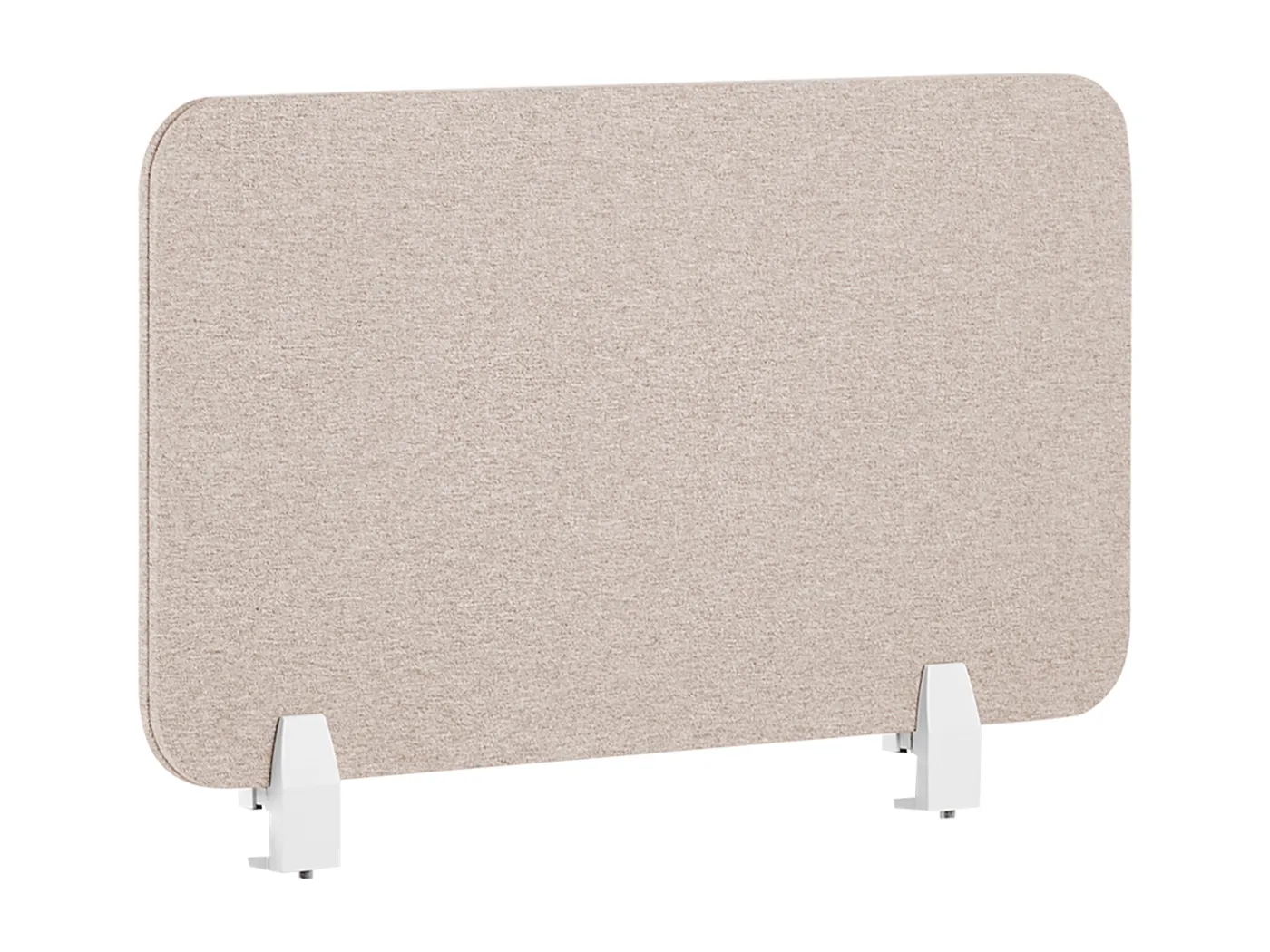Schreibtisch Trennwand Akustik Polster beige 80 x 40 cm Schallschutz Wally