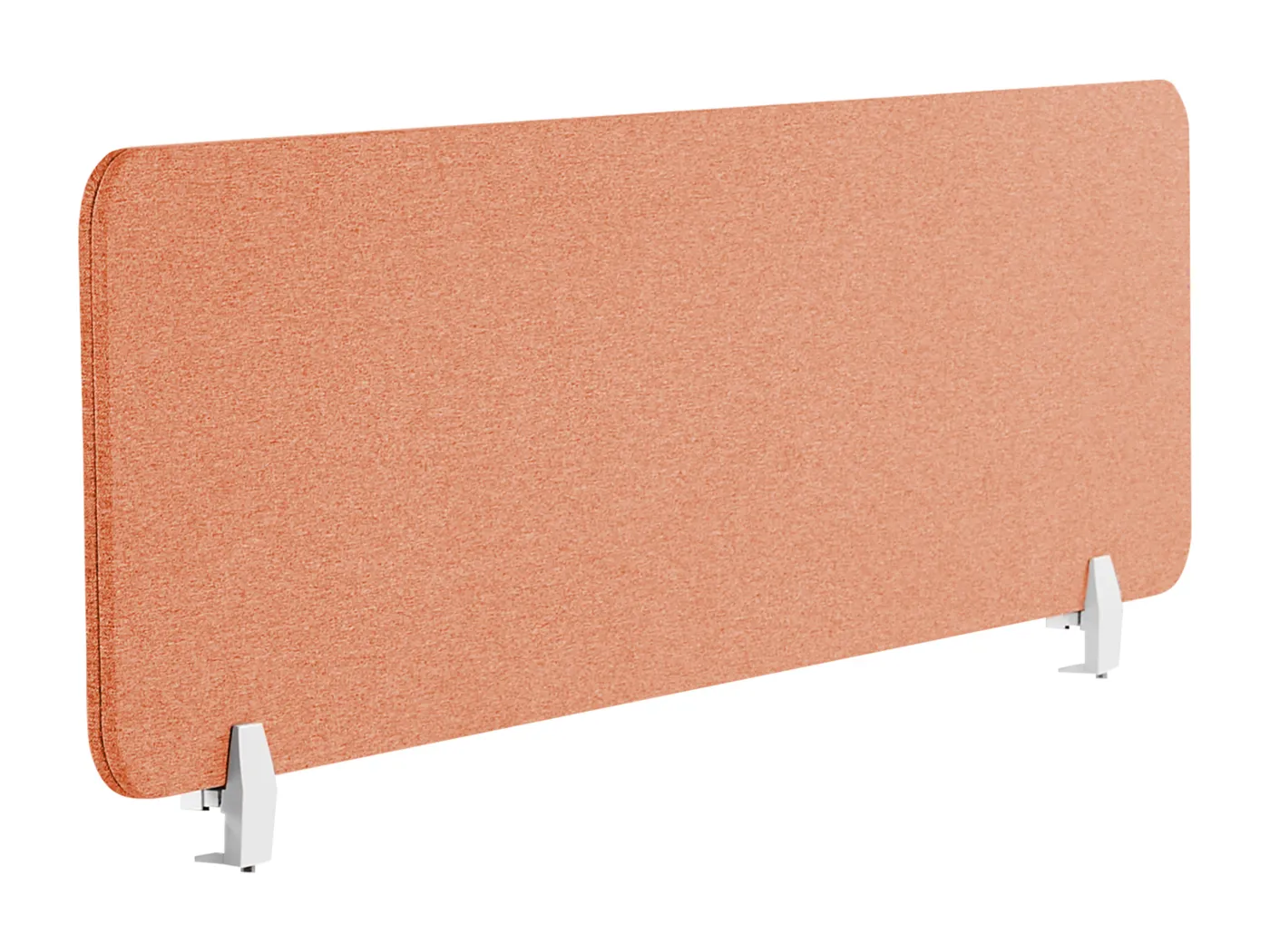 Schreibtisch Trennwand Akustik Polster rot 130 x 40 cm Schallschutz Wally