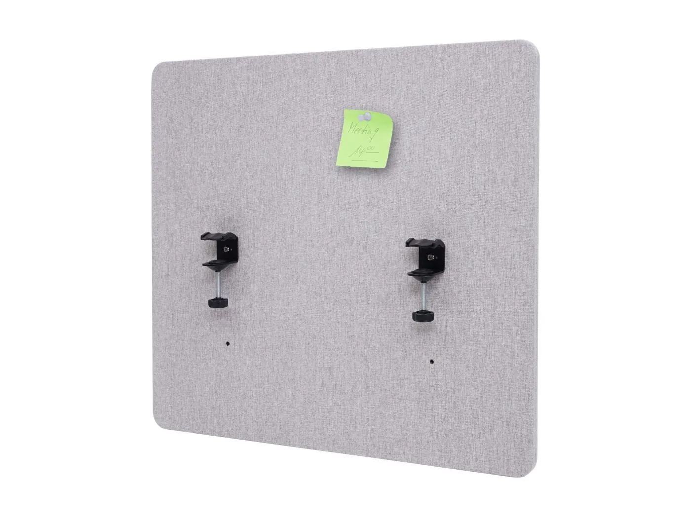 Akustik-Tischtrennwand MCW-G75, 60x65cm grau