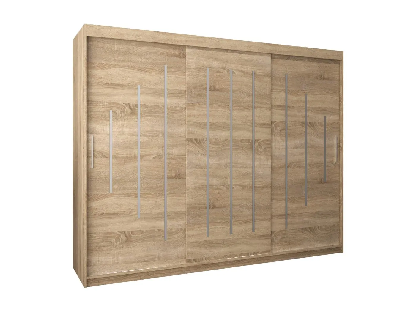 SCHWEBETÜRENSCHRANK YORK 200/250/62 3-türig (Sonoma/Sonoma)