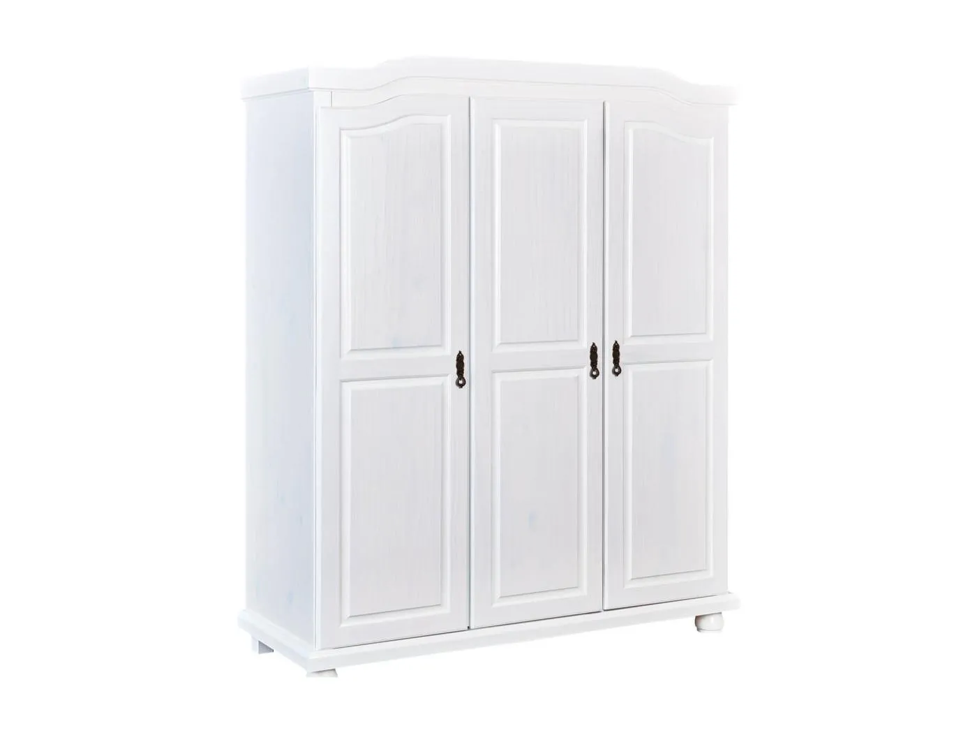 Basil Kleiderschrank 3 Türen weiss.