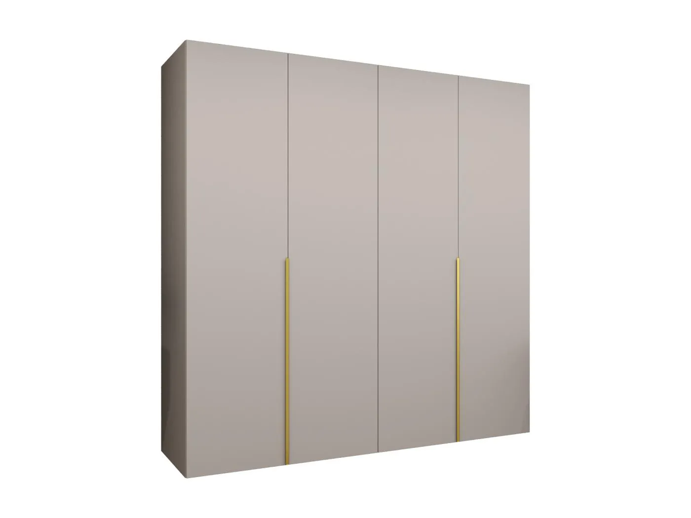 Drehtürenschrank Alicante 1 202/200/52 4-türig (Kaschmir|Gold)