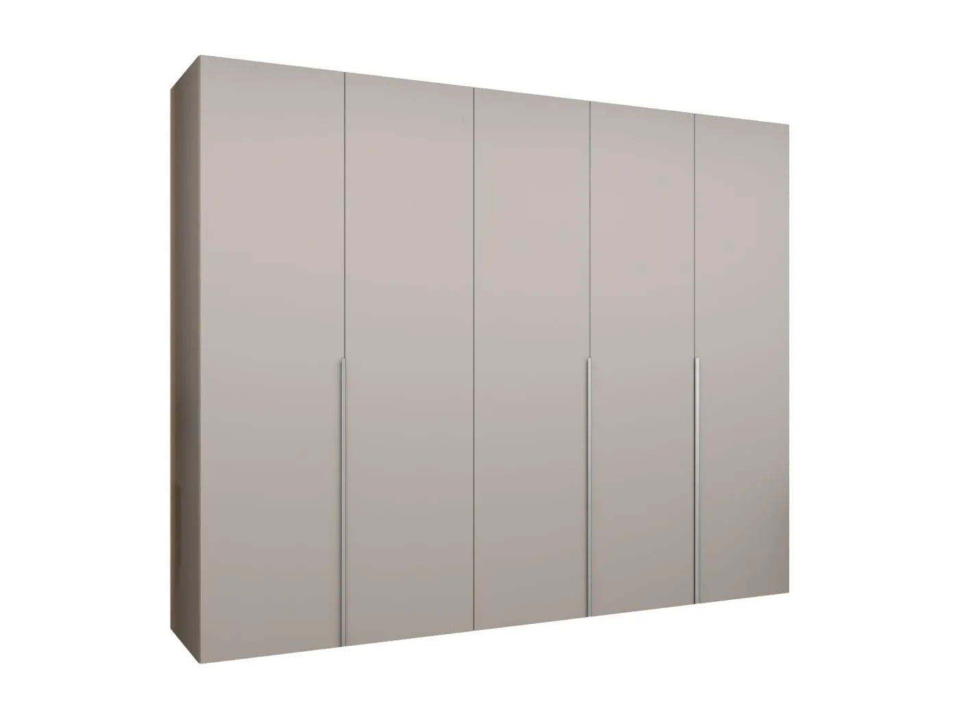 Drehtürenschrank Alicante 1 202/250/52 5-türig (Kaschmir|Kaschmir)