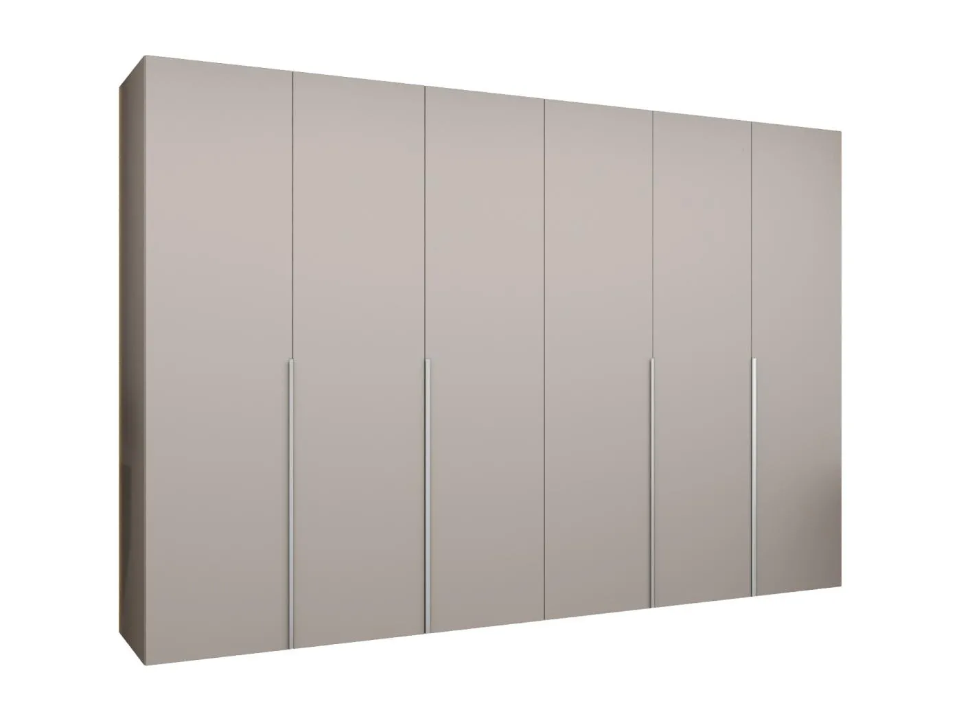 Drehtürenschrank Alicante 1 202/300/52 6-türig (Kaschmir|Kaschmir)