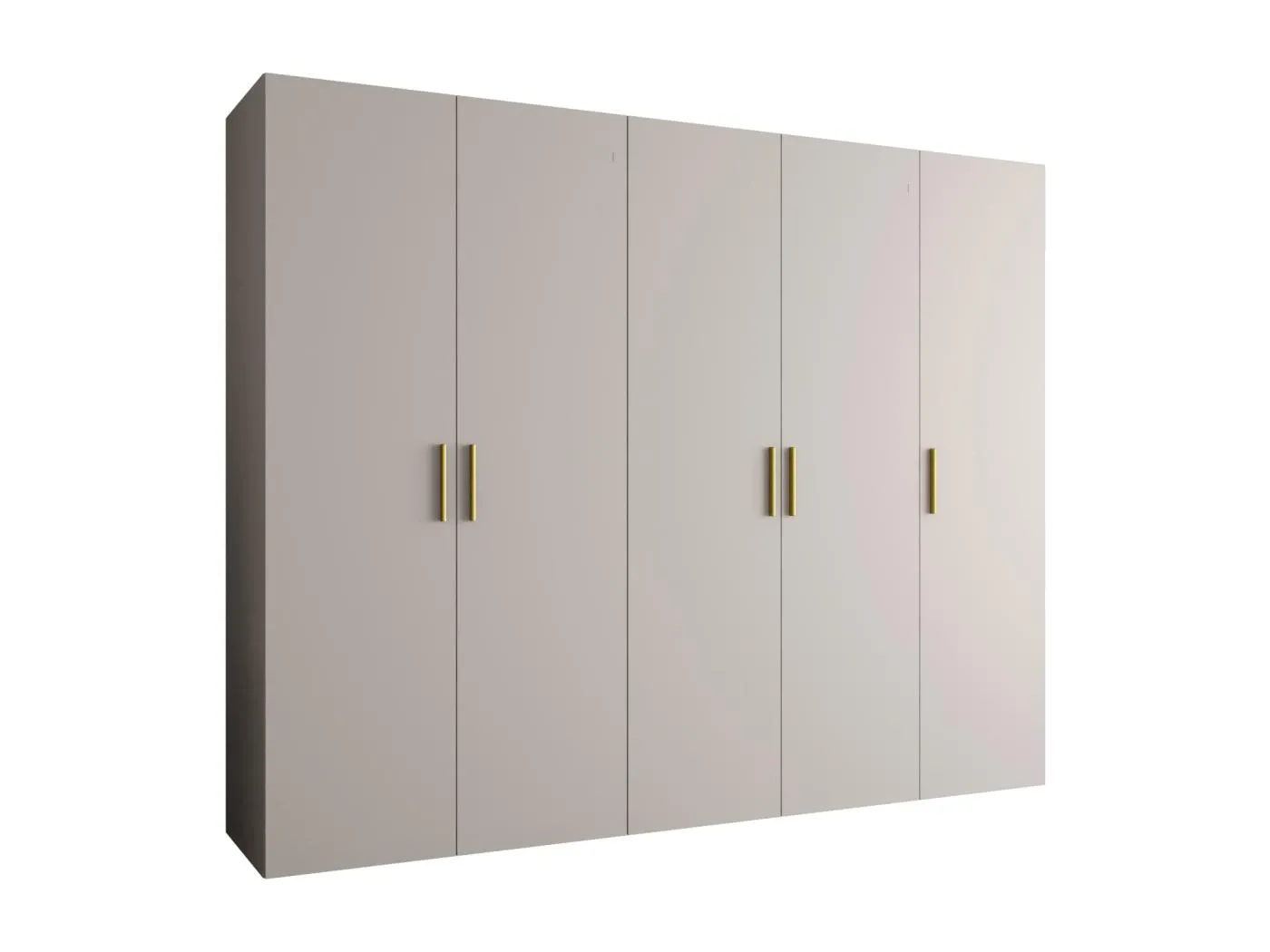 Drehtürenschrank Bari 1 202/250/52 5-türig (Kaschmir)