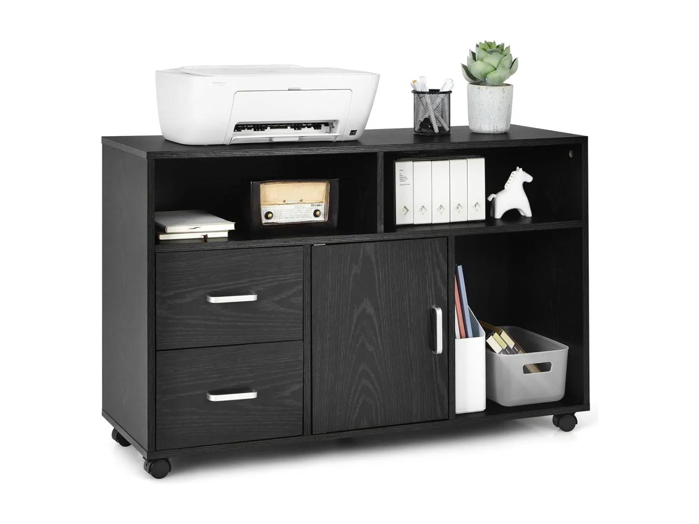 Rollcontainer mit 2 Schubladen