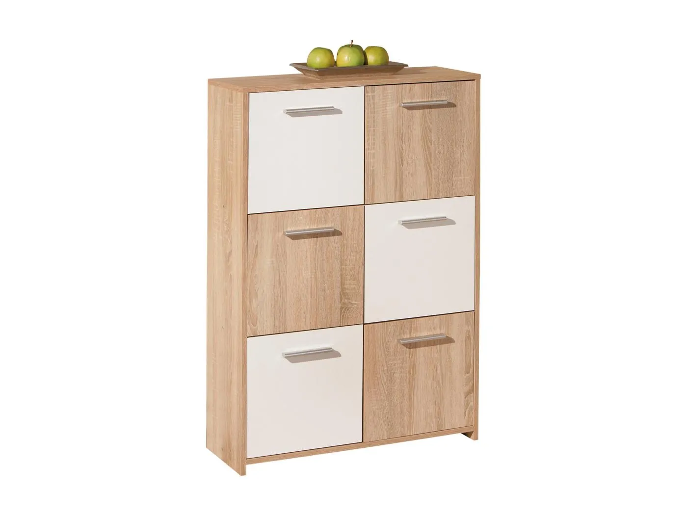 Egir Kommode 6 Türen, Sonoma Eiche Dekor.