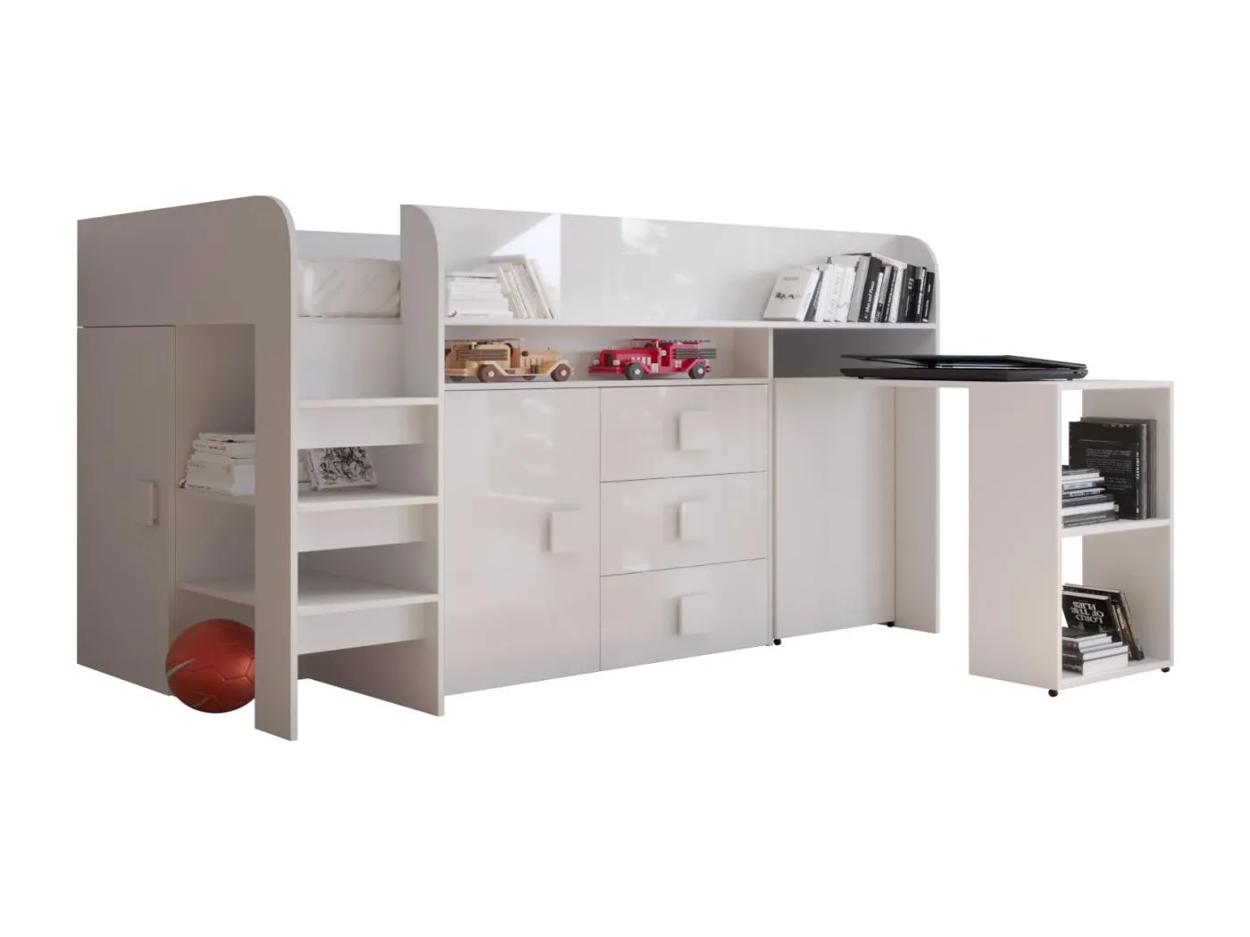 TOLEDO 1 Etagenbett 203,3/106,6/125 (weiß)