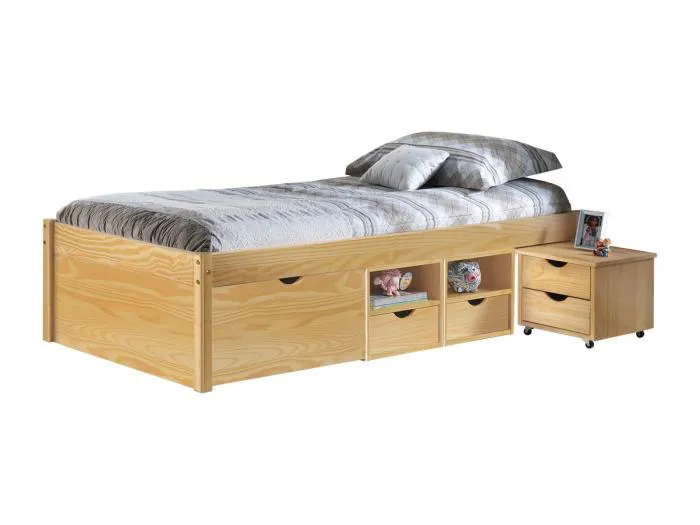 Cluse Bett 90x200 cm natur.
