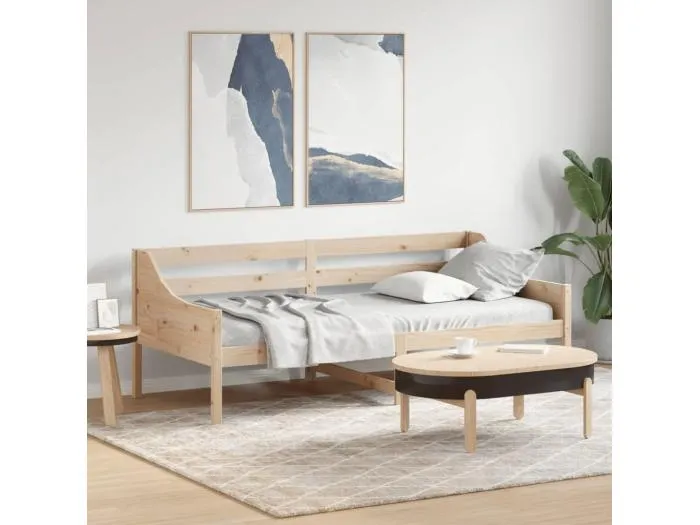Tagesbett ohne Matratze 100x200 cm Massivholz Kiefer