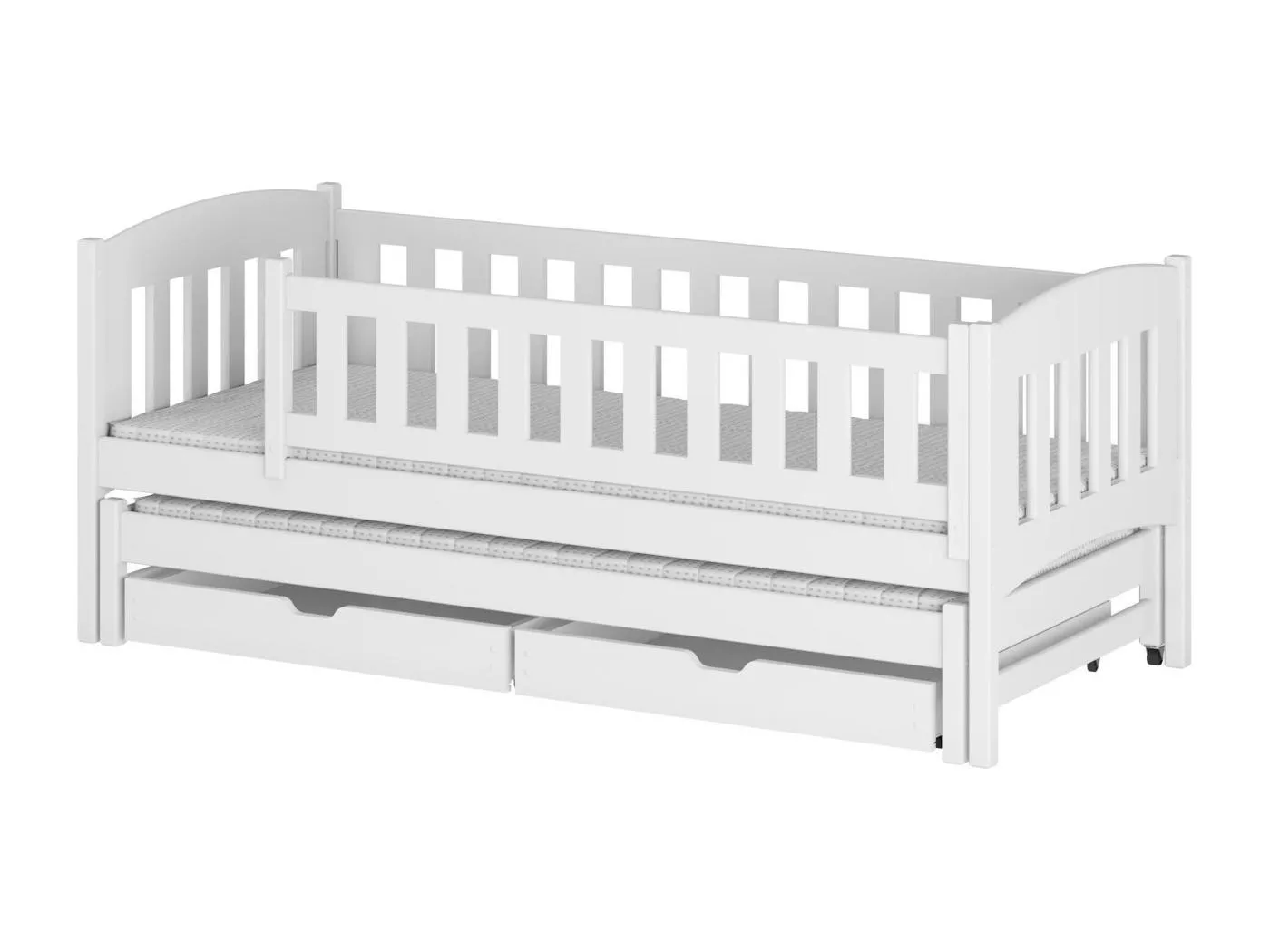 Kinderbett AMELKA KSB005 90x200 cm Grau