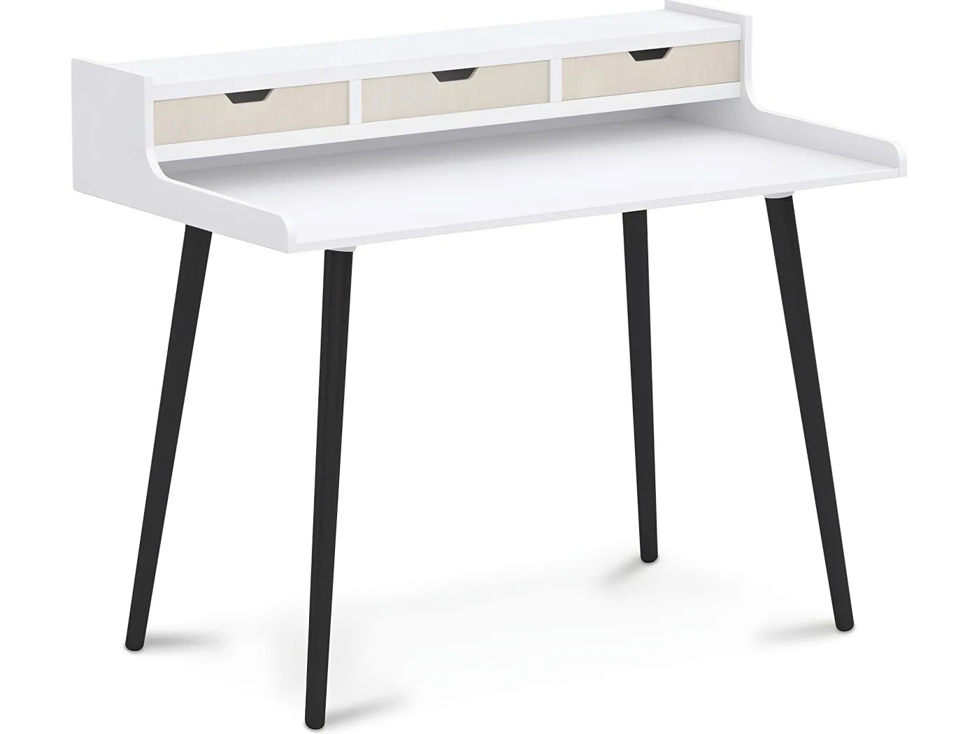 Holzschreibtisch mit Schubladen - Skandinavisches Design - Thora