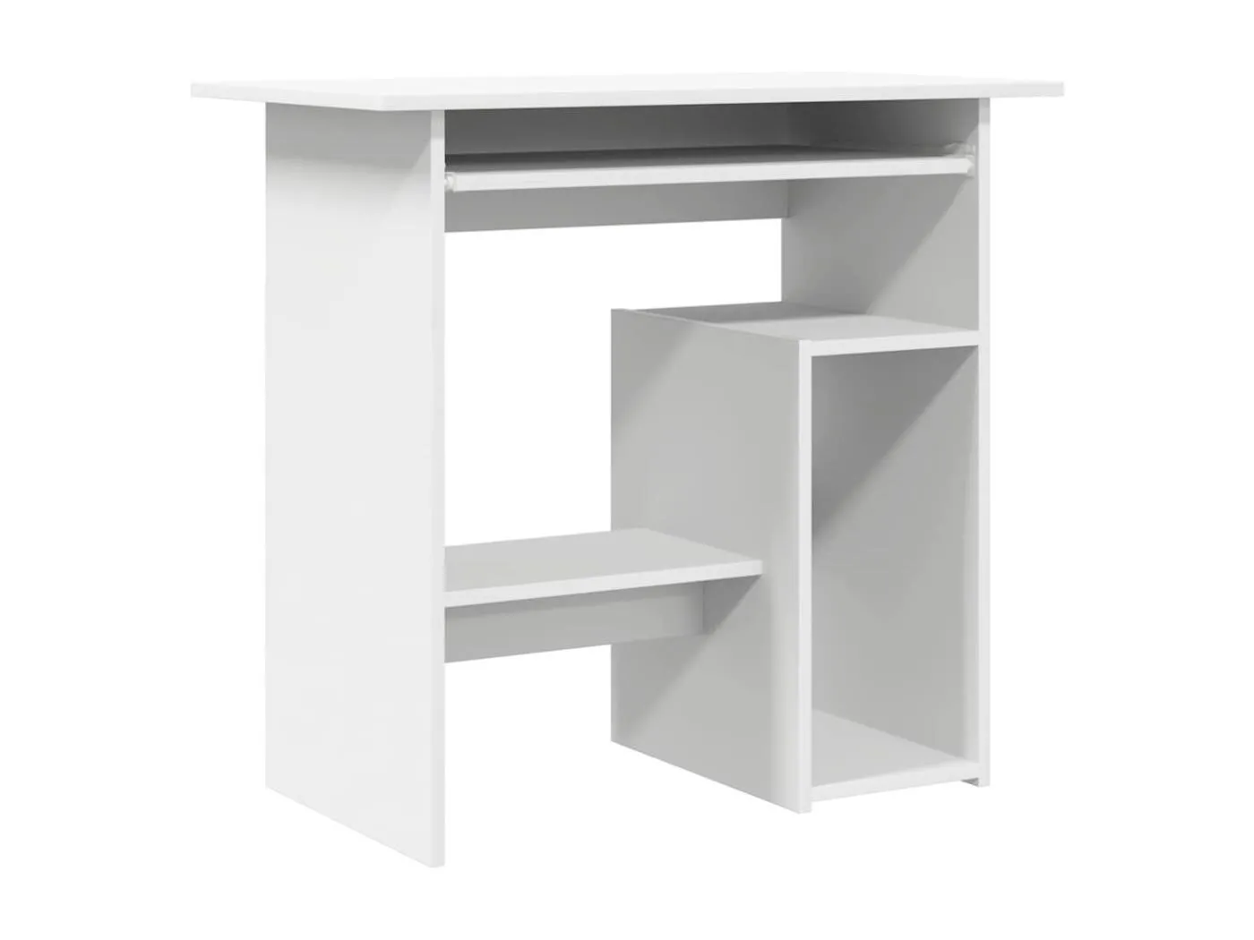 Schreibtisch Weiß 80x45x74 cm Holzwerkstoff