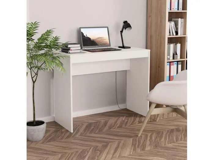 Schreibtisch Weiß 90×40×72 cm Holzwerkstoff
