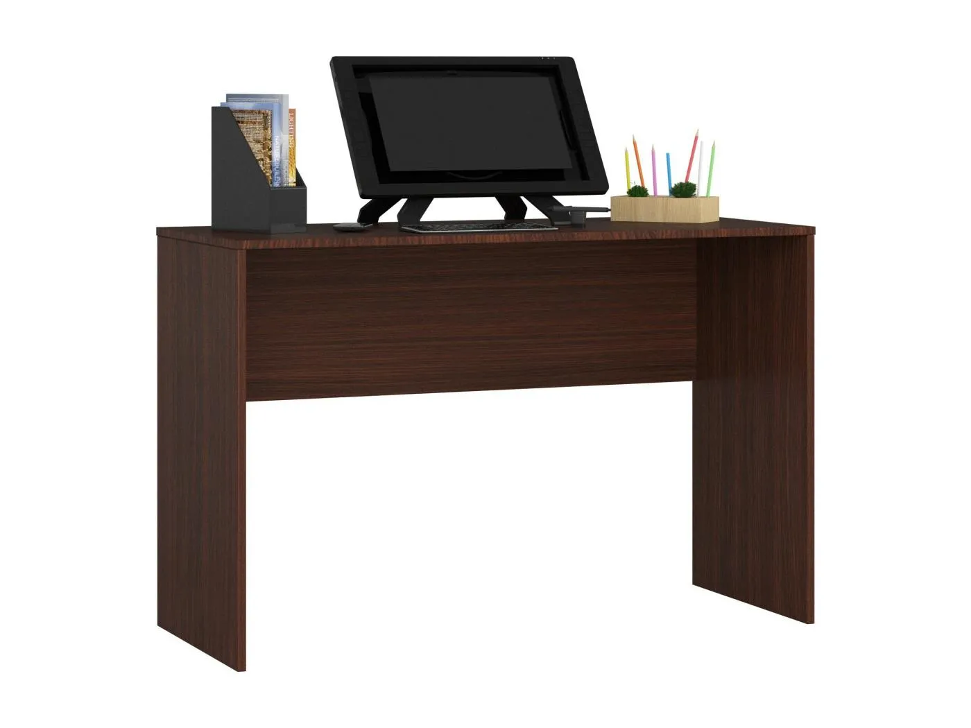 PC-Schreibtisch AKORD B17 in der Farbe Wenge B120 x H79 x T50 cm