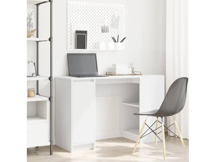 Schreibtisch Weiß 120x42x76 cm Holzwerkstoff