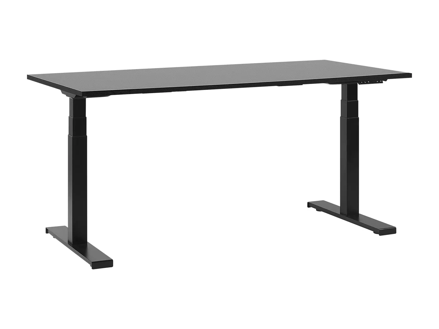 Schreibtisch schwarz 160 x 72 cm elektrisch höhenverstellbar DESTIN II