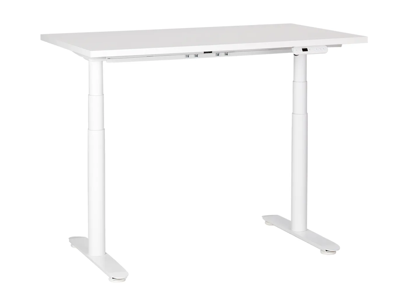 Schreibtisch weiss 120 x 72 cm elektrisch höhenverstellbar DESTINAS