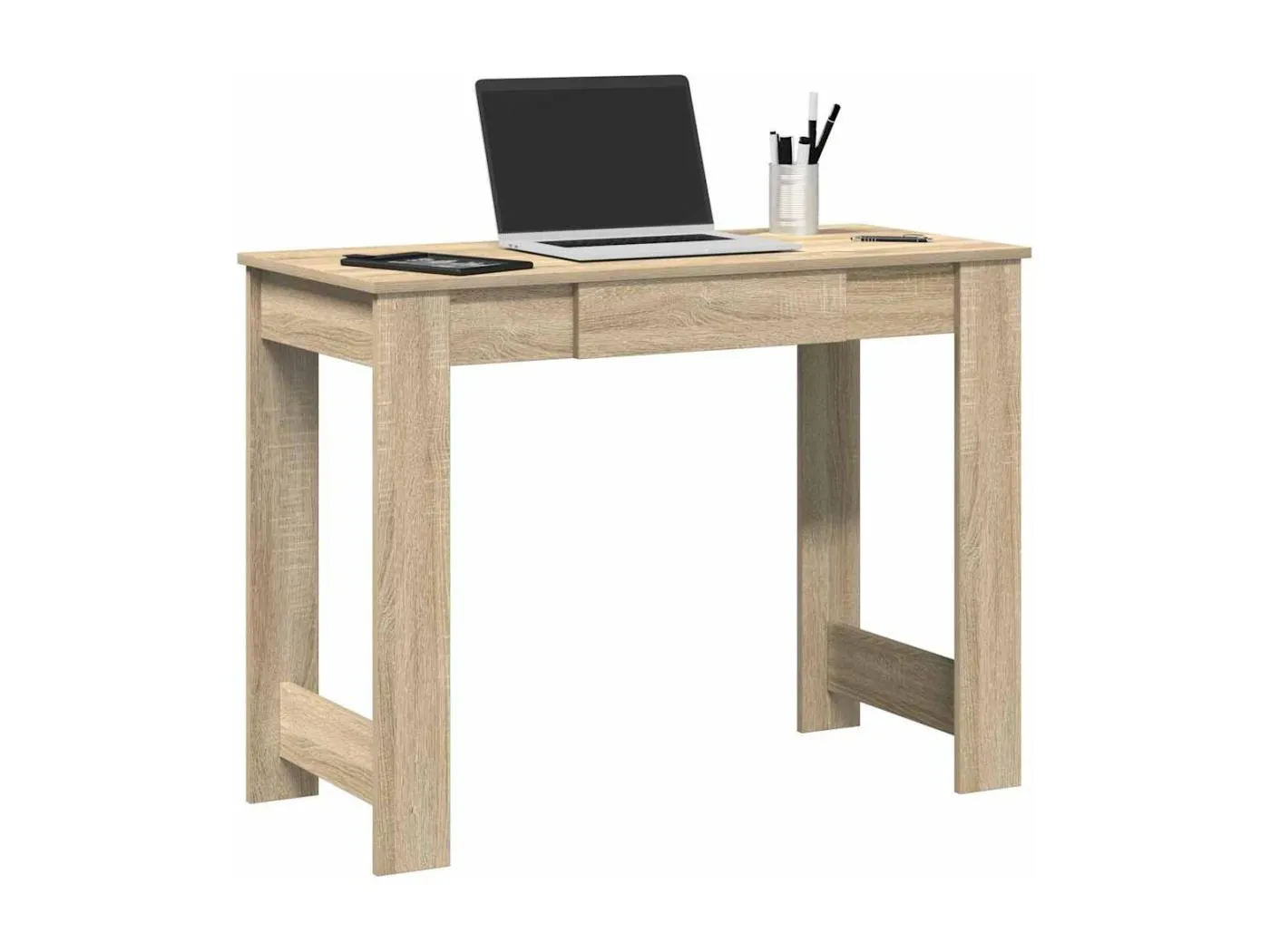 Schreibtisch Sonoma-Eiche 100x45x75 cm Holzwerkstoff