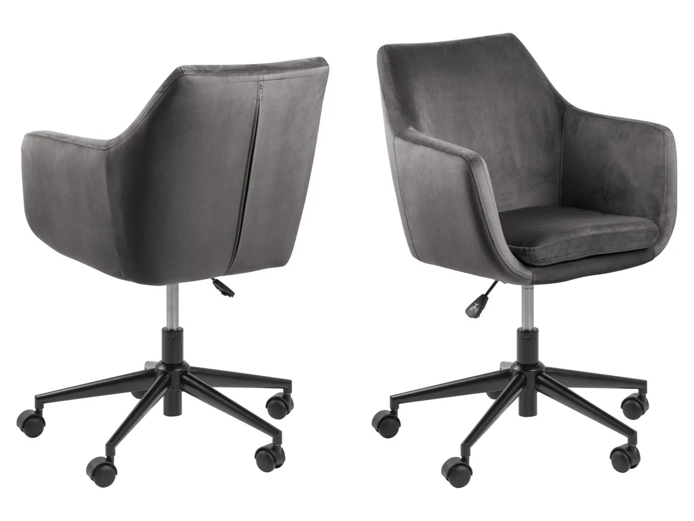 Noel Bürostuhl dunkelgrau, schwarz.
