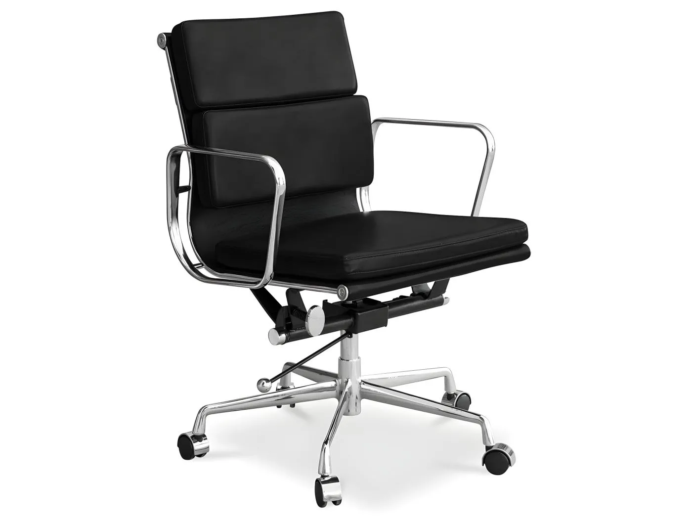 Soft T7 Stuhl - Hochwertiges Leder - Räder