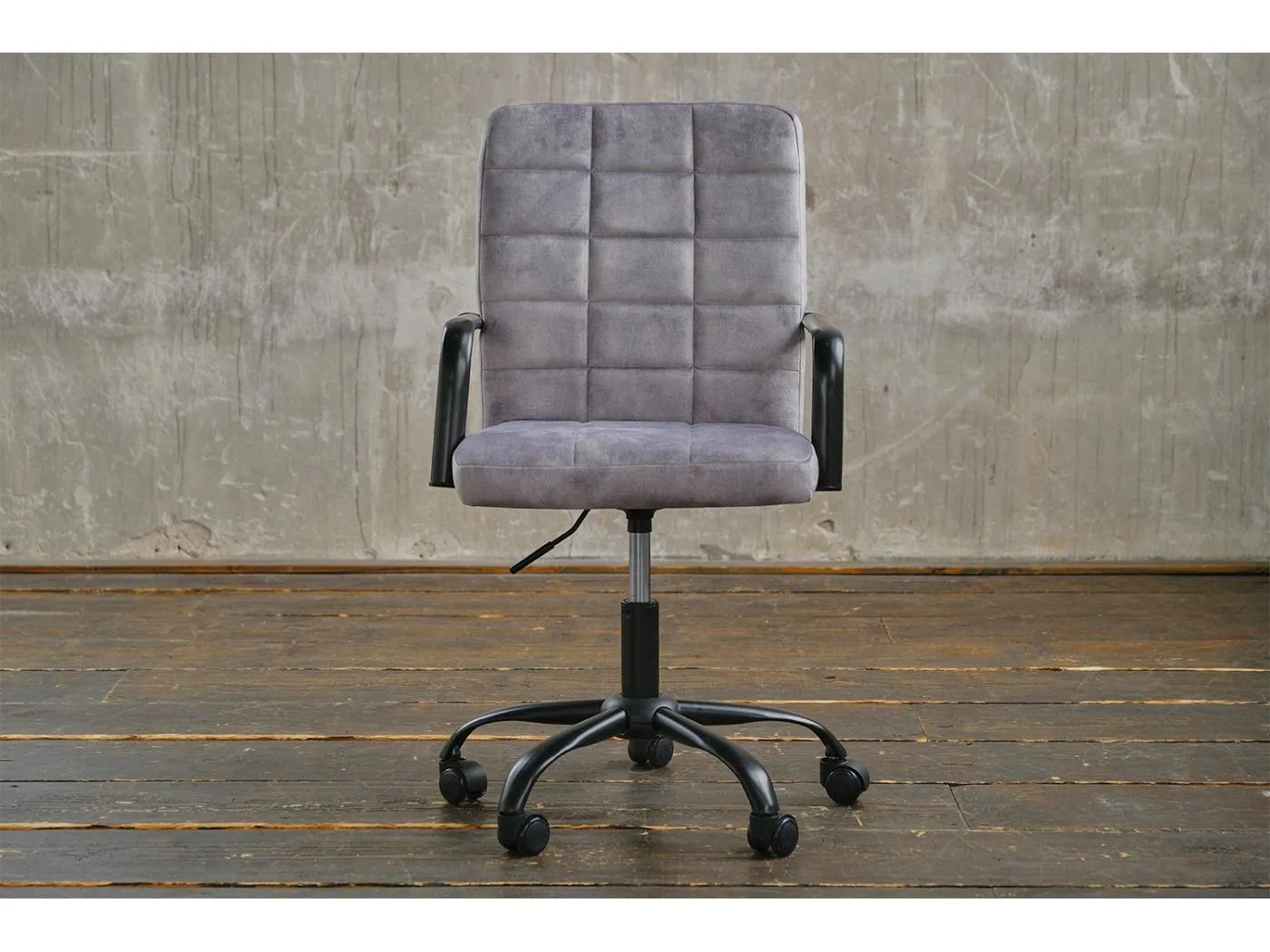 Bürostuhl - Silber Velvet - 52 x 52 cm - MERLE