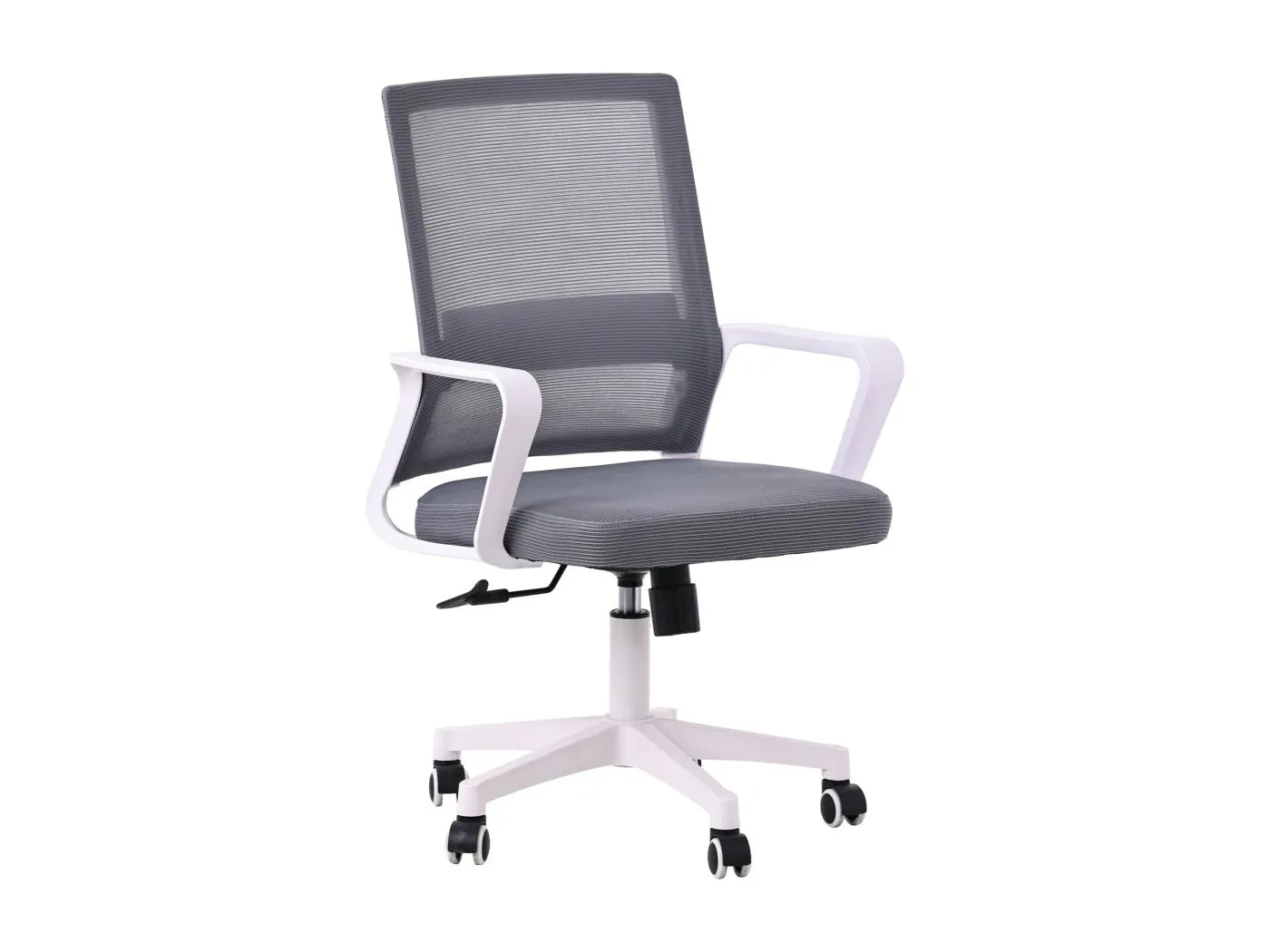 Bürostuhl aus Mesh-Gewebe - Mars - Hellgrau