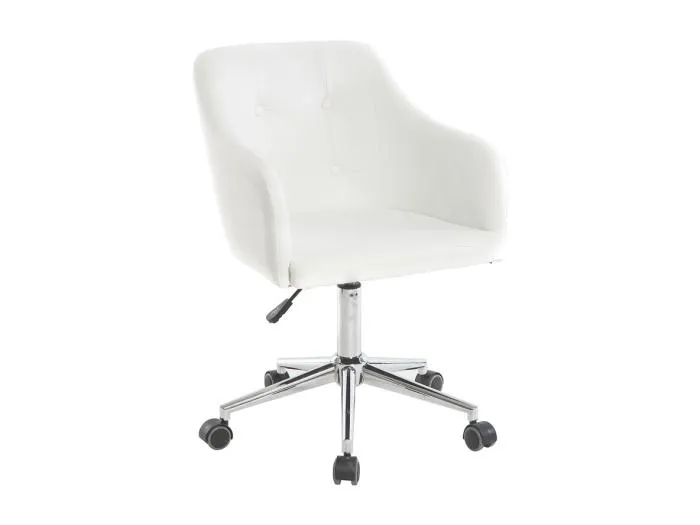 Design-Bürosessel PU Weiß BALTIK