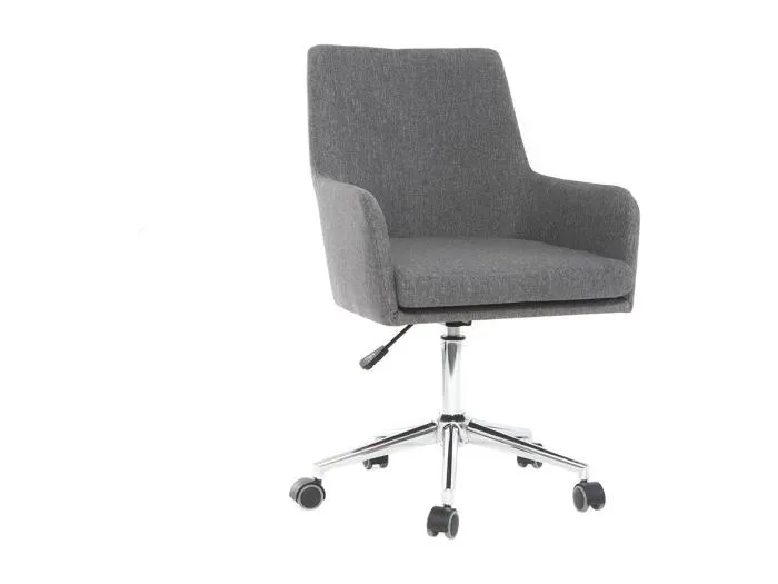 Design-Bürosessel Stoff Anthrazitgrau SHANA