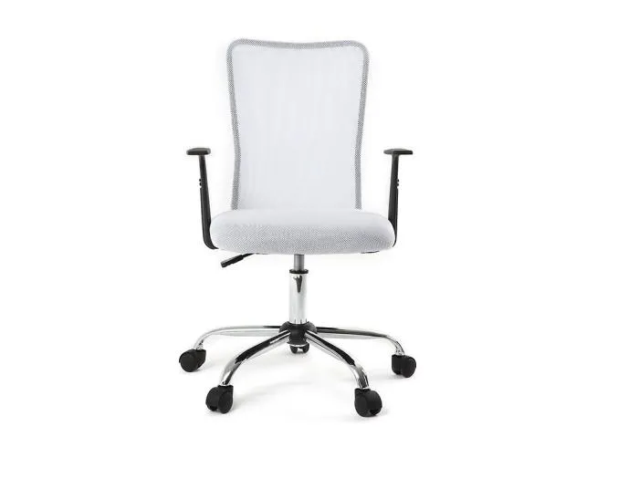 Design-Bürosessel Mesh Weiß PLUZ