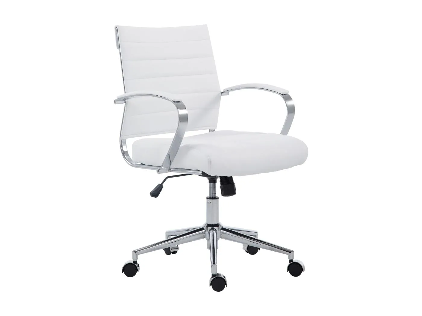 Bürostuhl - Kunstleder - weiß - Oakland