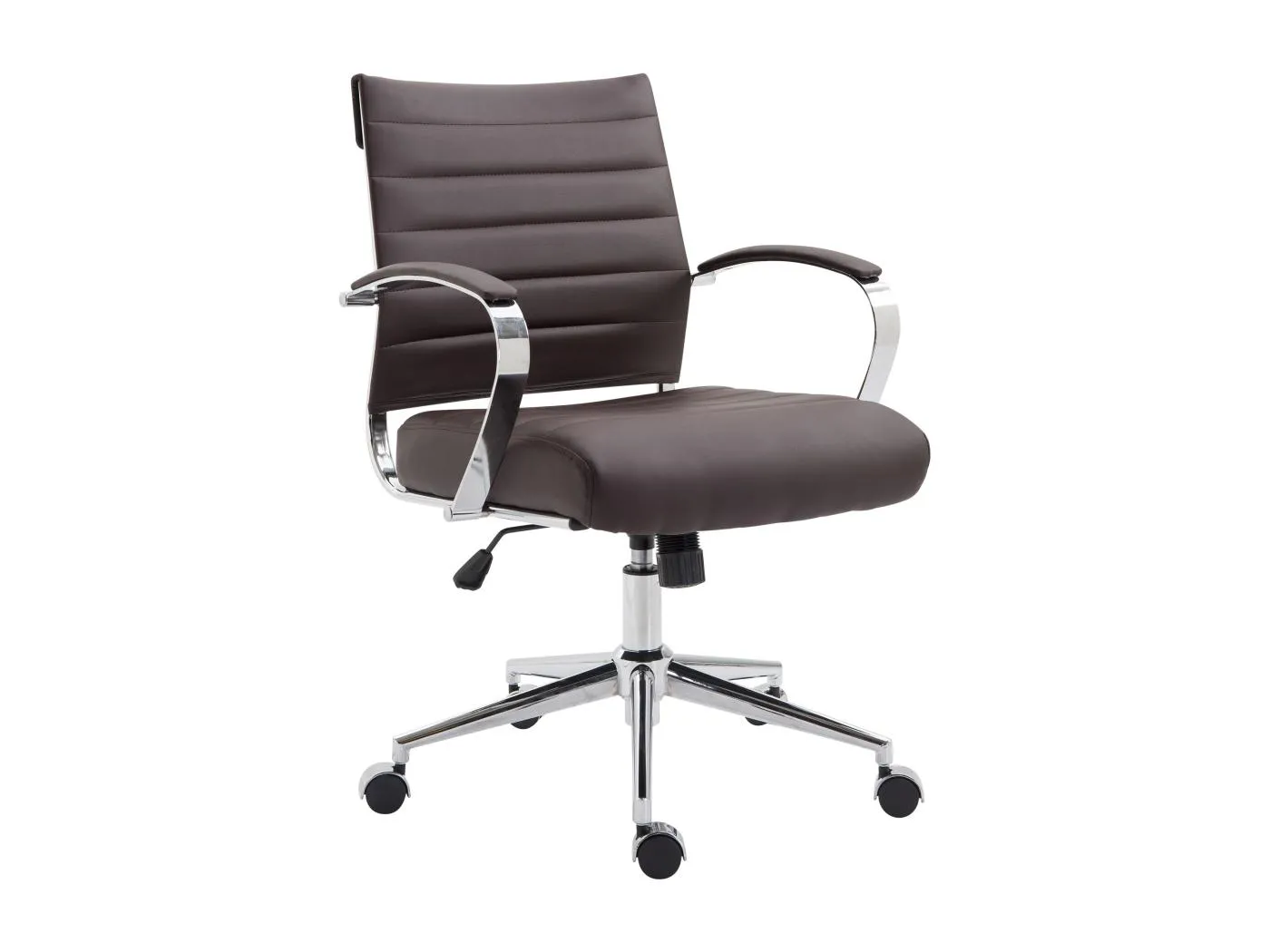 Bürostuhl - Kunstleder - braun - Oakland