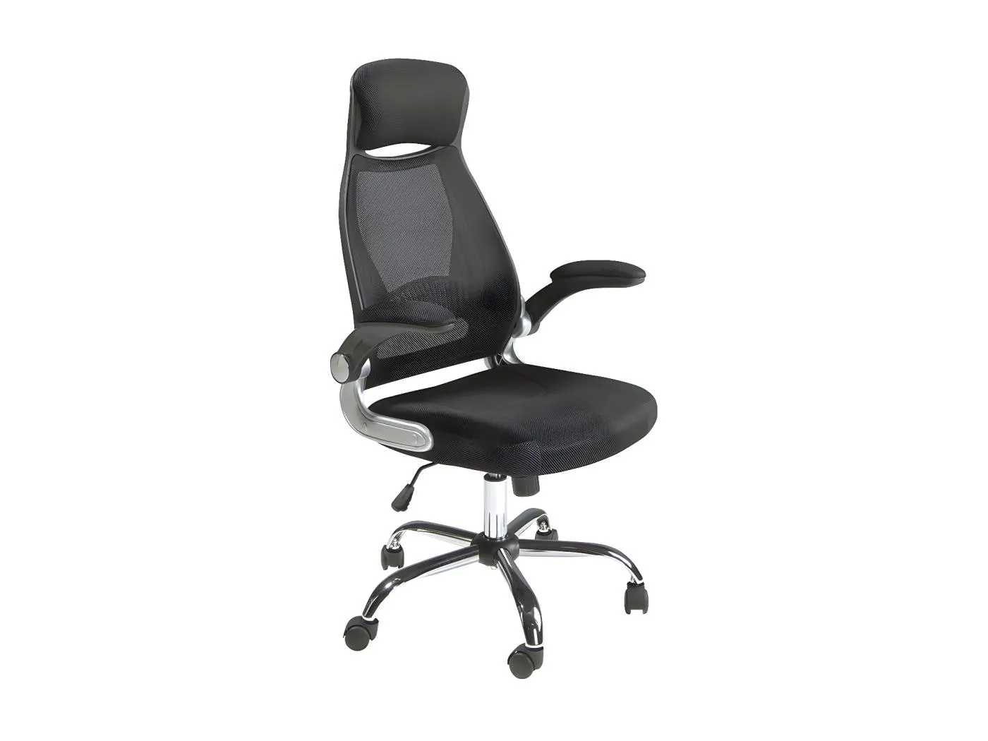 Bürodrehstuhl aus schwarzem Stoff 4140 ANGEL CERDA