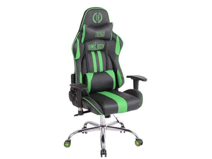 Bürosessel - Kunstleder - schwarz/grün - Limit XM