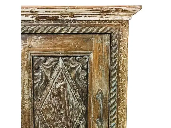 Nachttisch aus Holz 46x29x63