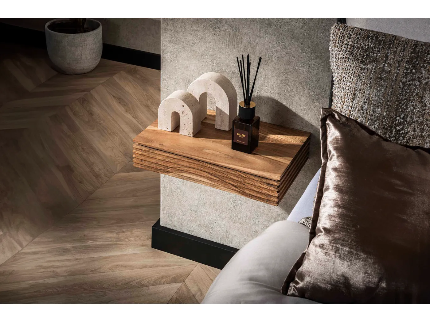 Set Nachttisch - Holz Holz - 25 x 40 cm - FIRU