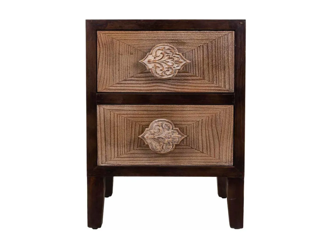 Brauner Holztisch 45x40x60h cm