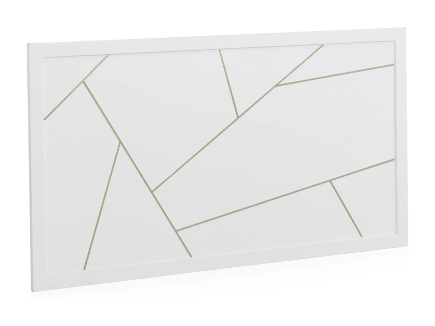 Weiß lackiertes Kopfteil 110x60 cm