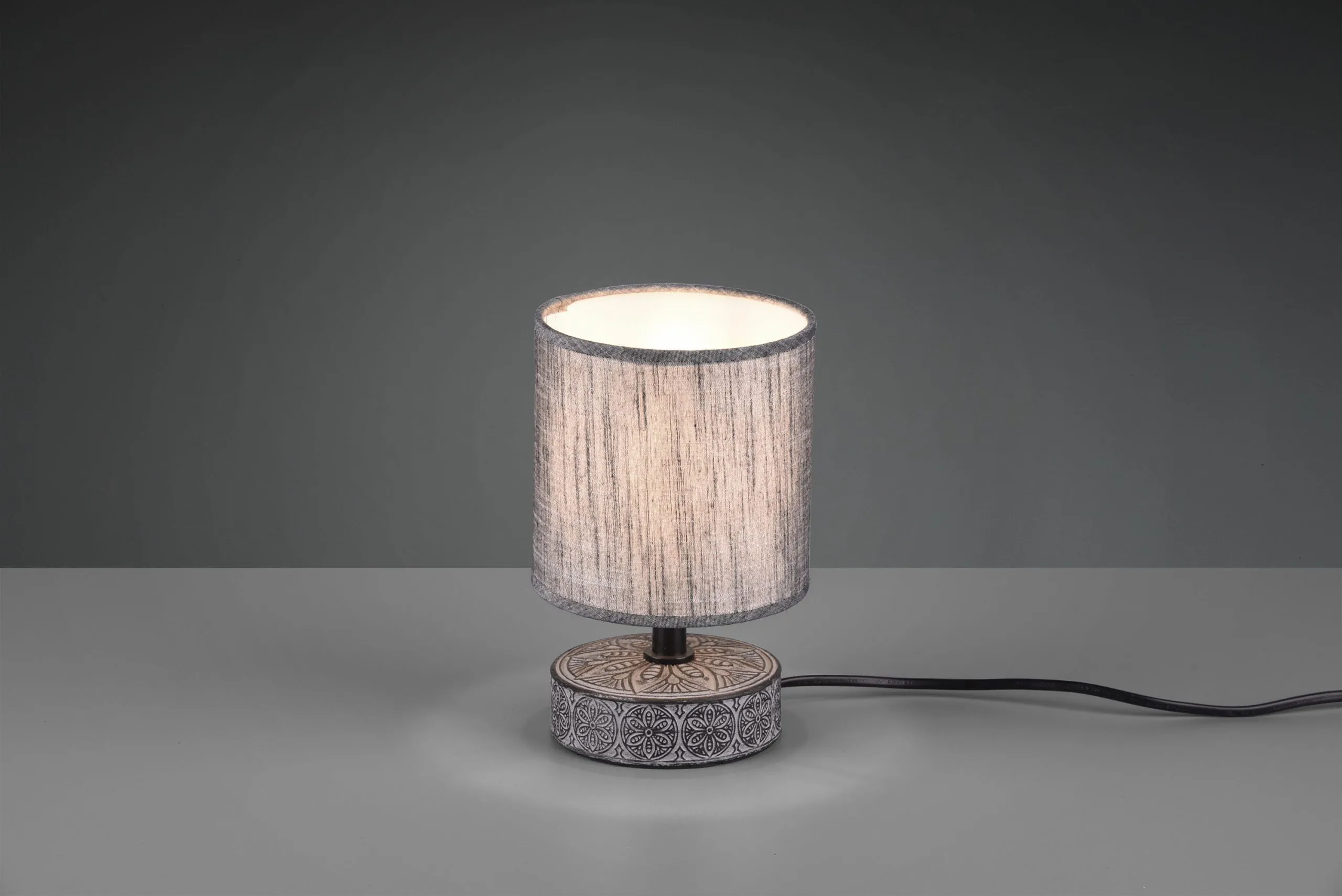Tischleuchte MARIE grau 306065