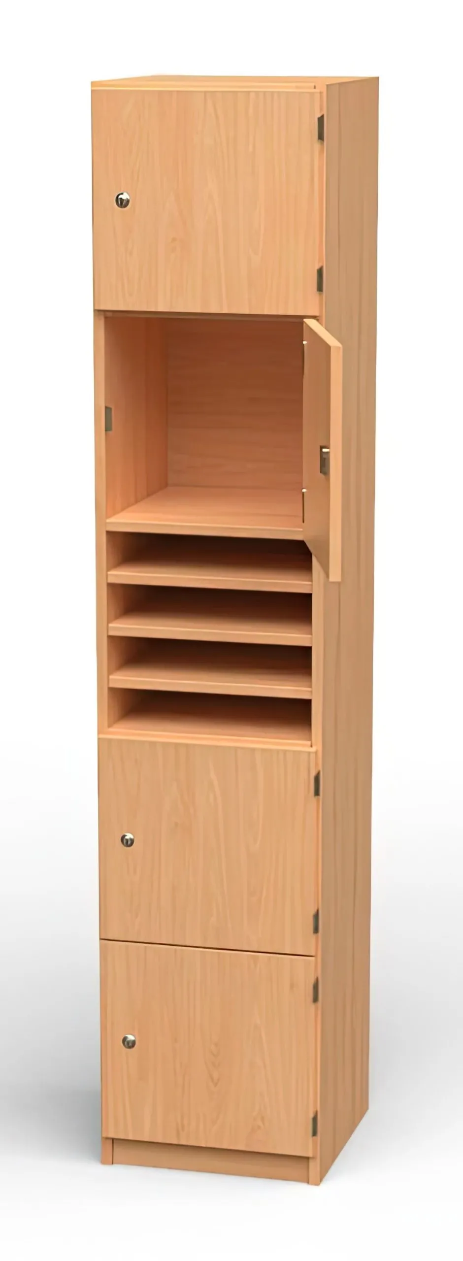 Baum & Hien Schließfachschrank mit 4 oder 8 Fächern und Postfächern