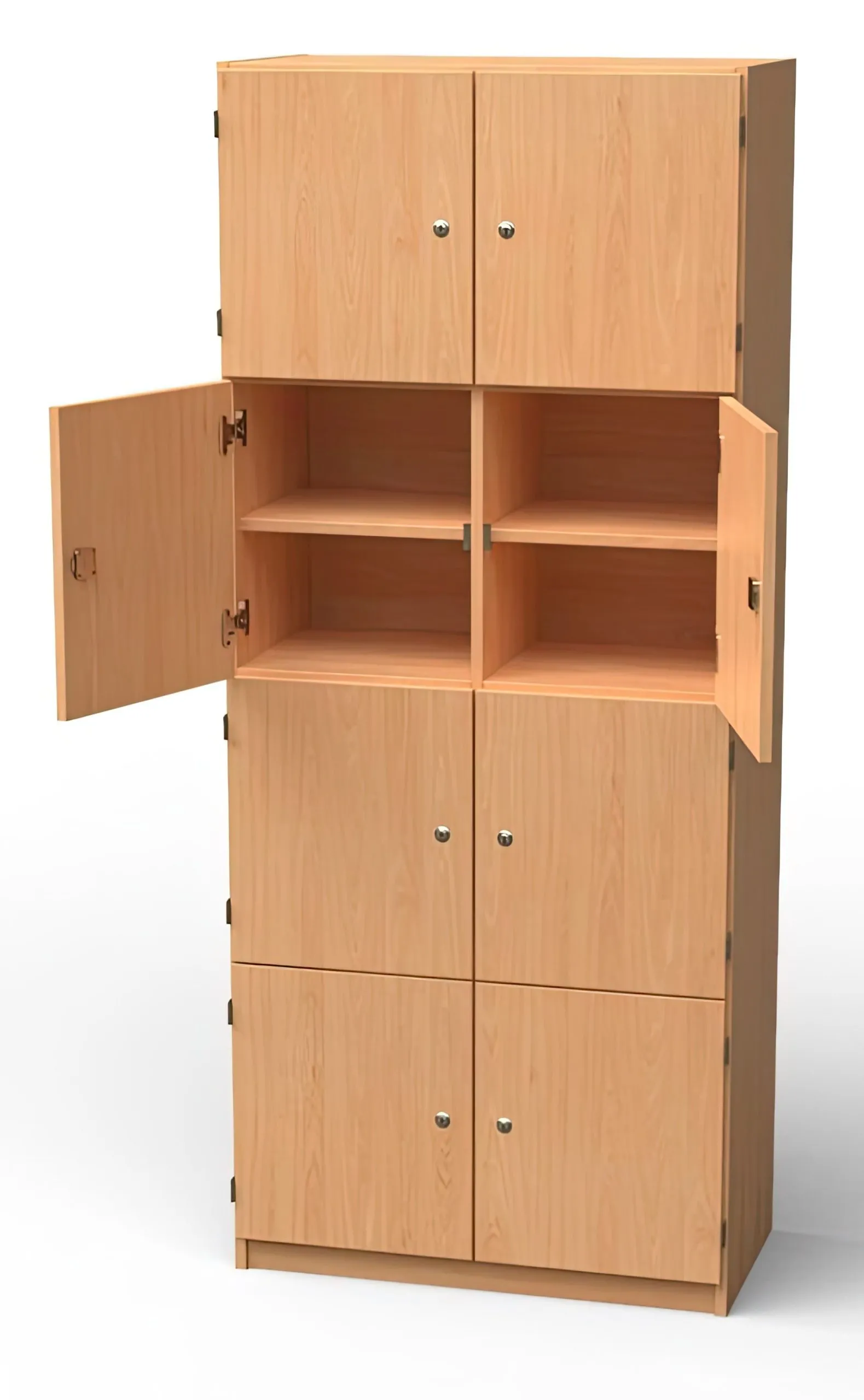 Baum & Hien Schließfachschrank mit 8 Fächern, optional mit Briefschlitz