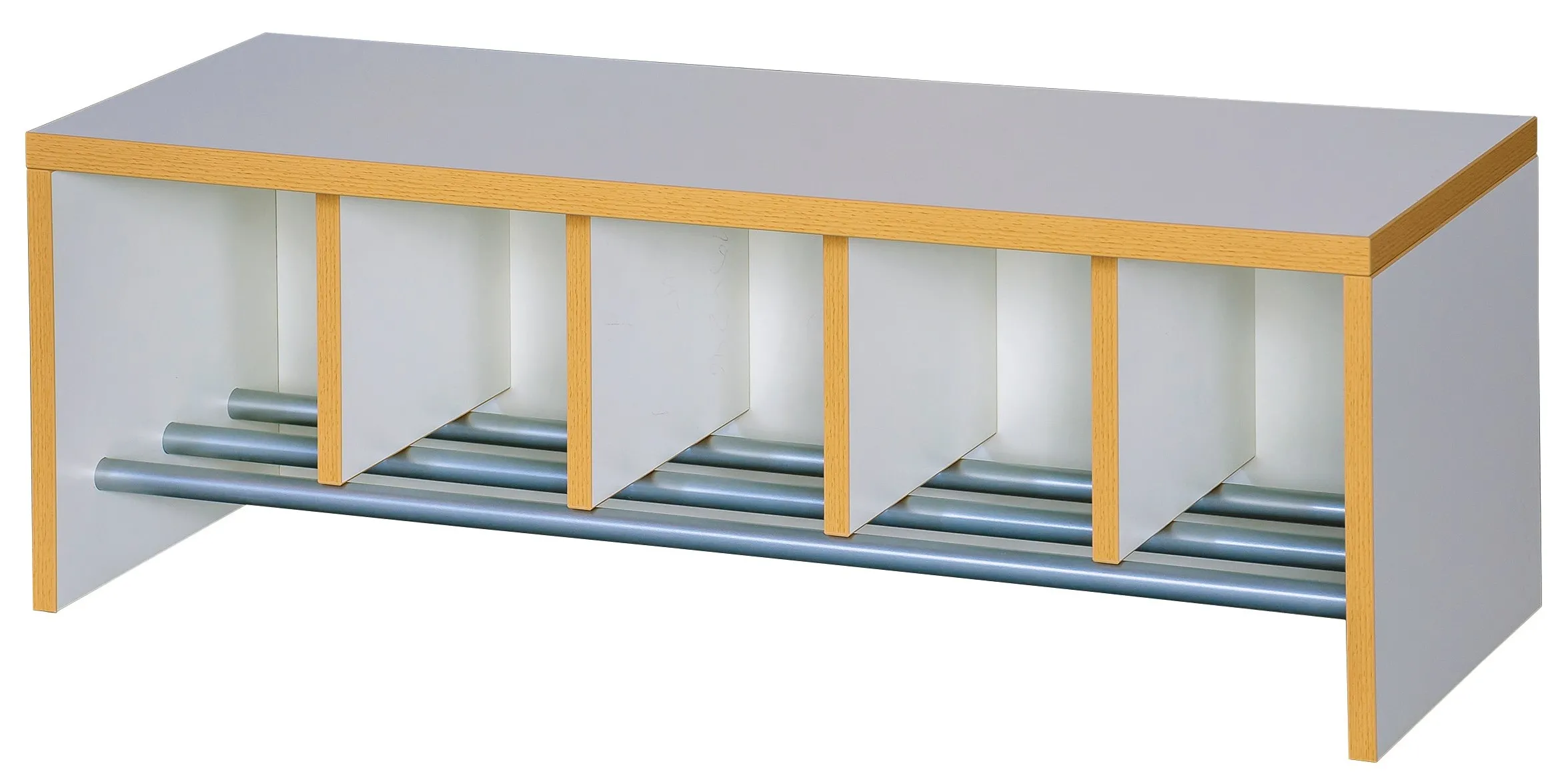 Garderobenbank mit Schuhrost