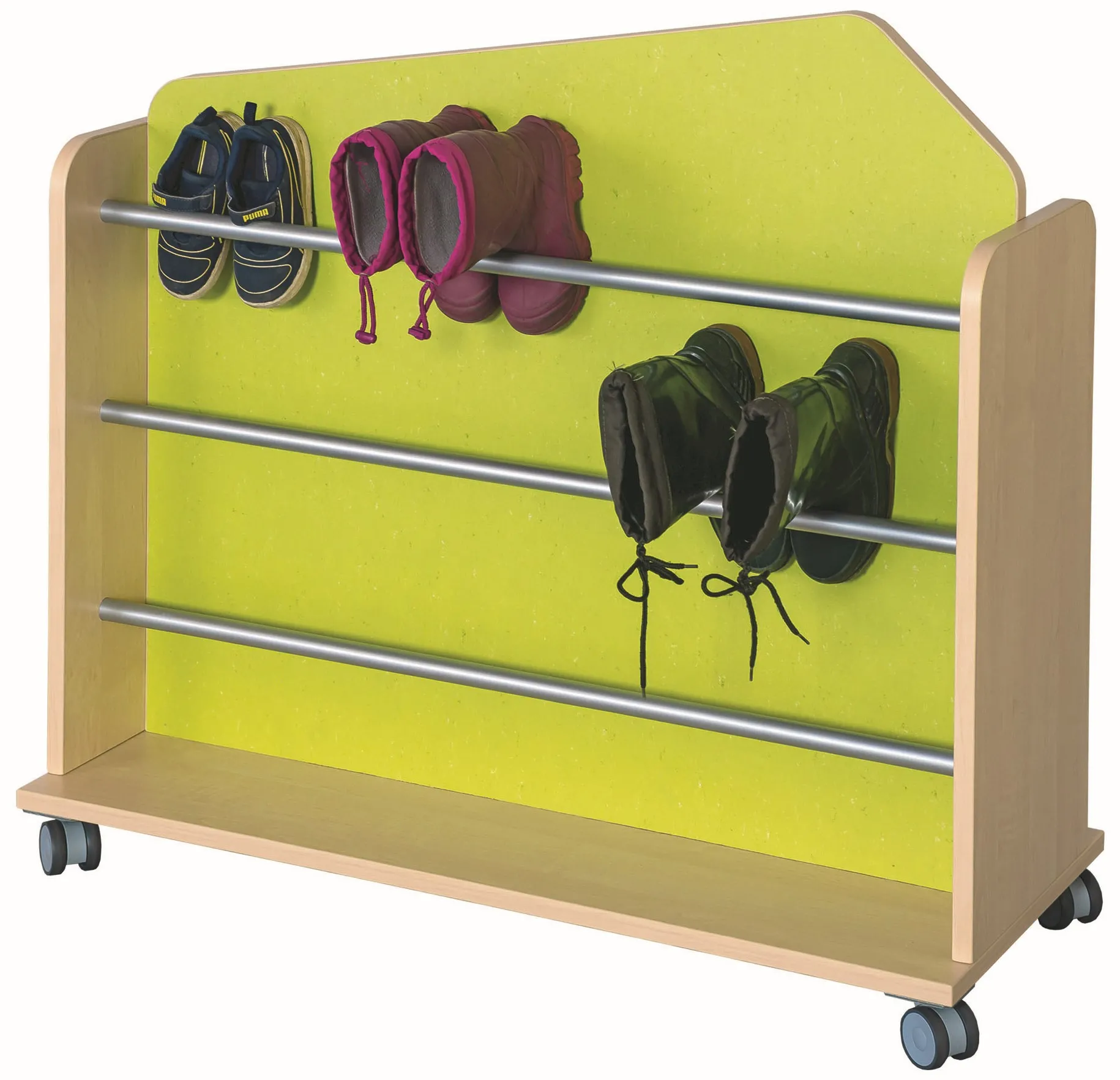 Doppelseitiger Stiefelwagen für 25-30 Paar Stiefel