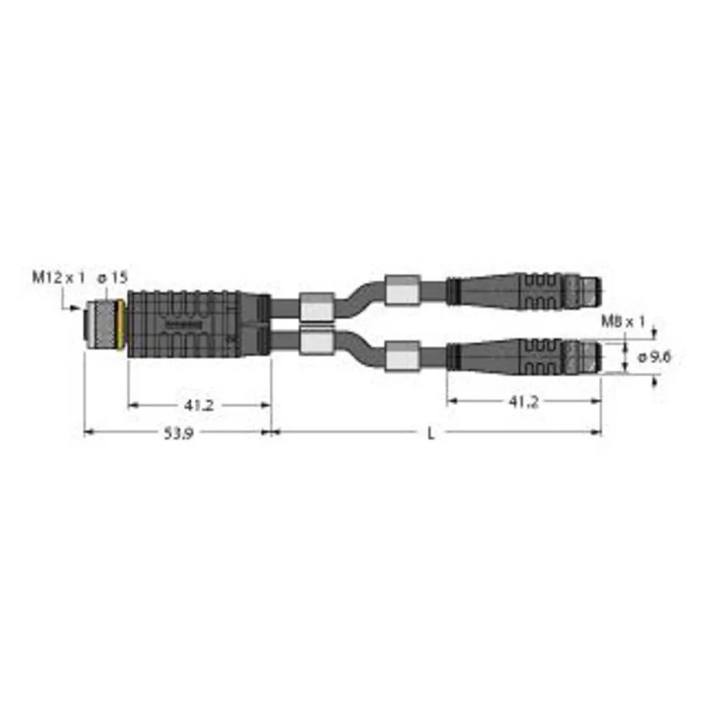 Turck 6628167 Sensor /Aktor Verteiler Und Adapter 0.60 M Steckverbinder Stecker